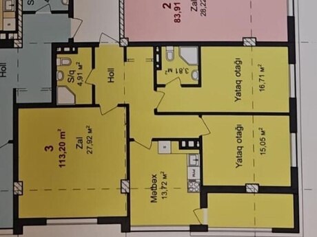 3 otaqlı mənzil, 113 m², Qara Qarayev: 266 000 ₼ 4