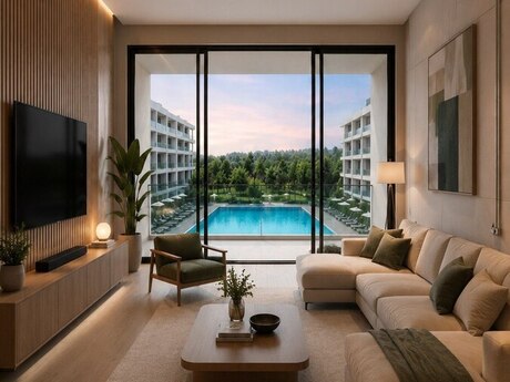 1-комн. новостройка - пос. Sea Breeze - 35.5 м²