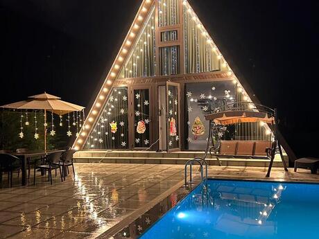 3 otaqlı həyət evi/bağ evi - Qəbələ - 130 m²