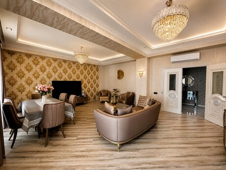 4 otaqlı yeni tikili - Şah İsmayıl Xətai m. - 187 m²