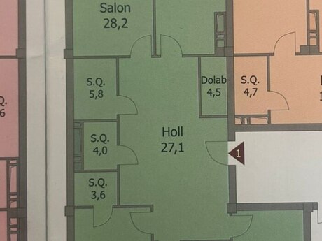 4 otaqlı mənzil, 167 m², Nəriman Nərimanov: 500 000 ₼ 2