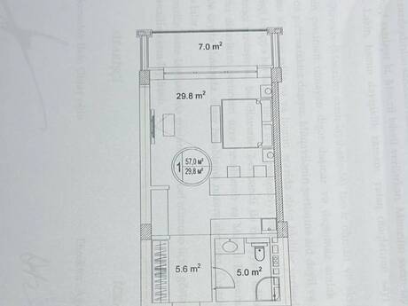 1 otaqlı mənzil, 57 m², Sea Breeze: 159 000 ₼ 3