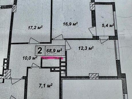2 otaqlı mənzil, 69 m², Qara Qarayev: 215 000 ₼ 2