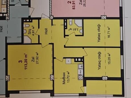 3 otaqlı mənzil, 113 m², Qara Qarayev: 265 000 ₼ 4