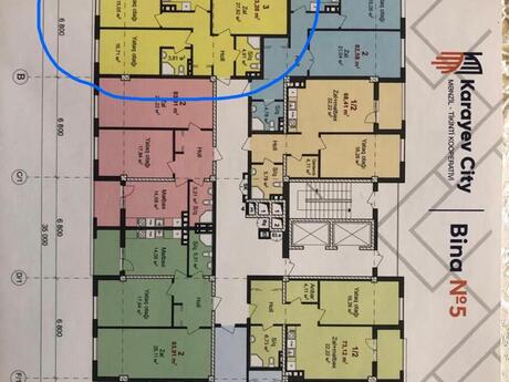 3 otaqlı mənzil, 113 m², Qara Qarayev: 265 000 ₼ 5