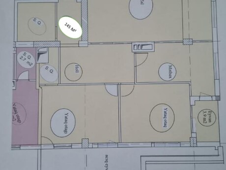 3 otaqlı mənzil, 145 m², 28 May: 390 000 ₼ 2