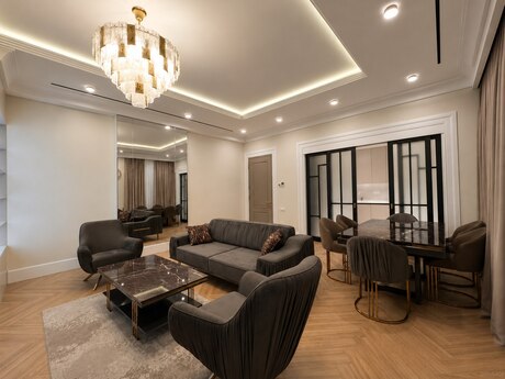 4-room apartment for rent, 170 m², Knightsbridge Residence White City: 3 600 ₼/mo 4