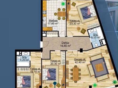 4-room apartment, 177 m², Ağ şəhər: 1 062 000 ₼ 3