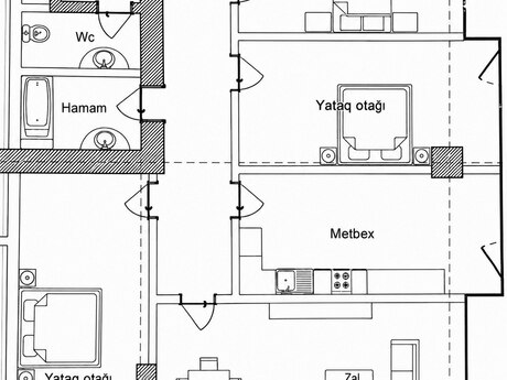 4-room apartment, 186 m², Xətai Residence: 530 000 ₼ 2