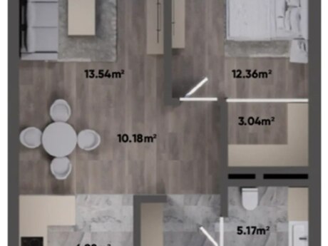 2 otaqlı mənzil, 65,2 m², Sea Breeze: 200 000 ₼ 5