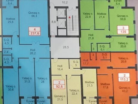 4 otaqlı mənzil, 237 m², Nərimanov: 617 000 ₼ 5