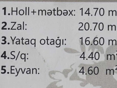 2 otaqlı mənzil, 61 m², Bakıxanov: 120 000 ₼ 4