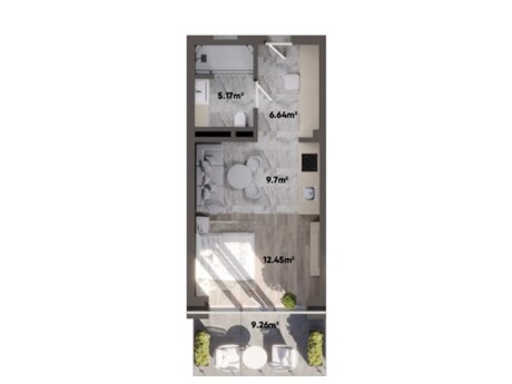 1-комнатная квартира, 51,4 м², Nardaran: 174 760 ₼ 4