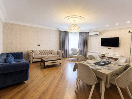 Elan №6340413 - Bakı, İnşaatçılar m., 3 otaqlı, 128 m², 18/19 mərtəbə