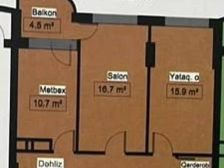 2 otaqlı mənzil, 79 m², Diamanti Residence: 97 000 ₼ 5