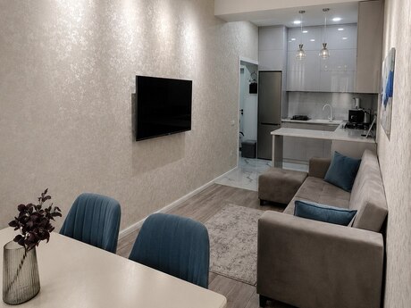 Nəriman Nərimanovda 2 otaqlı yeni tikili mənzil kirayə verilir, 63 m², 1 200 AZN/ay, şəkil 2 / 12