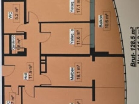 Lökbatanda 3 otaqlı yeni tikili mənzil satılır, 129 m², 152 000 AZN, şəkil 2 / 11