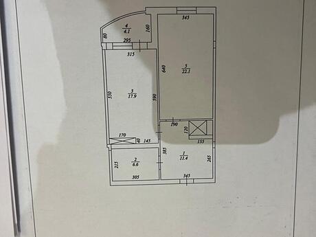 1 otaqlı yeni tikili - Şah İsmayıl Xətai m. - 64 m²