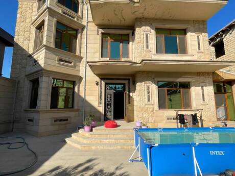 6 otaqlı həyət evi/bağ evi - Bakıxanov q. - 415 m²