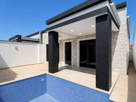 4 otaqlı həyət evi/bağ evi - Mərdəkan q. - 130 m²