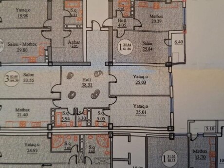 3-комнатная квартира, 164 м², 28 May: 440 000 ₼ 4