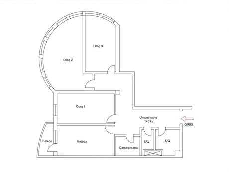 3 otaqlı mənzil, 145 m², Şah İsmayıl Xətai: 330 000 ₼ 3