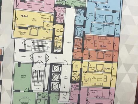 1-комнатная квартира, 76 м², Xətai Residence: 225 000 ₼ 4