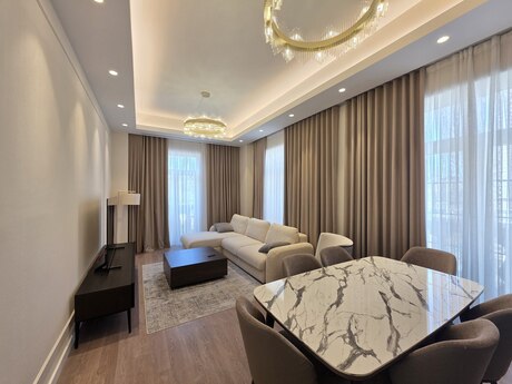 3 otaqlı yeni tikili - Ağ şəhər q. - 130 m²