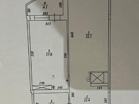 2-room new-build apartment for sale in Şah İsmayıl Xətai, 65 m², 224 000 AZN, photo 3 / 6