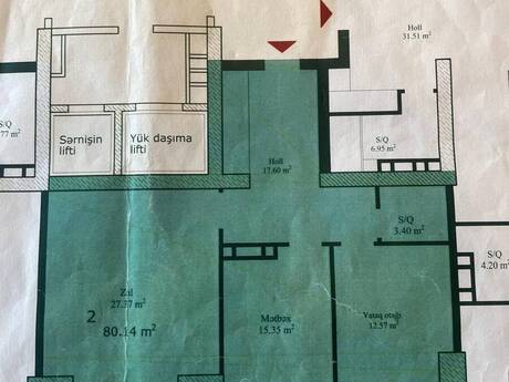 2 otaqlı mənzil, 80 m², Nizami: 296 000 ₼ 4