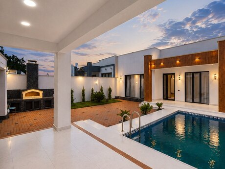 4 otaqlı həyət evi/bağ evi - Şüvəlan q. - 140 m²