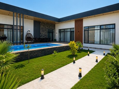 4 otaqlı həyət evi/bağ evi - Mərdəkan q. - 155 m²