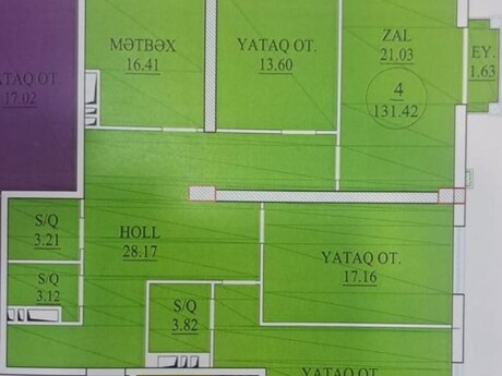 4-room apartment, 133 m², 28 May: 368 000 ₼ 2