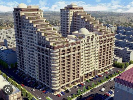 4 otaqlı yeni tikili - Bakıxanov q. - 157 m²