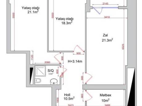 2 otaqlı mənzil, 104 m², Xətai: 232 000 ₼ 4