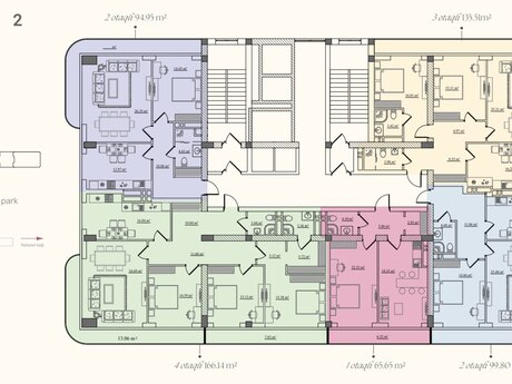 Продаётся 1-комнатная квартира в новостройке, Badamdar, 65,6 м², 274 548 AZN, фото 5 / 6