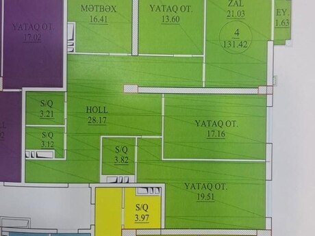 4-комн. новостройка - м. 28 мая - 135 м²