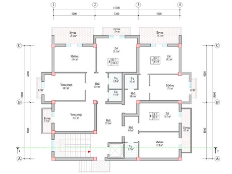 2-room apartment, 53,3 m², Buzovna: 75 000 ₼ 2