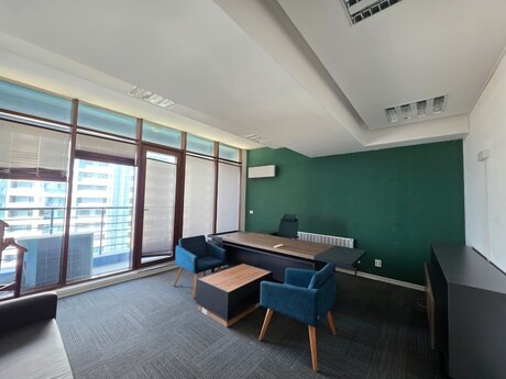 3 otaqlı ofis - Şah İsmayıl Xətai m. - 110 m²