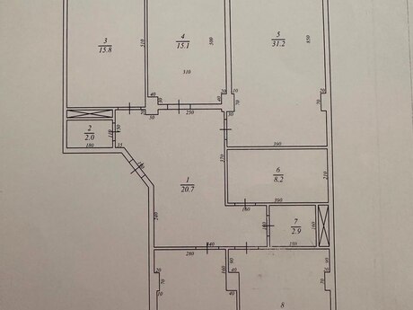4-room apartment, 155 m², Nəriman Nərimanov: 355 000 ₼ 2