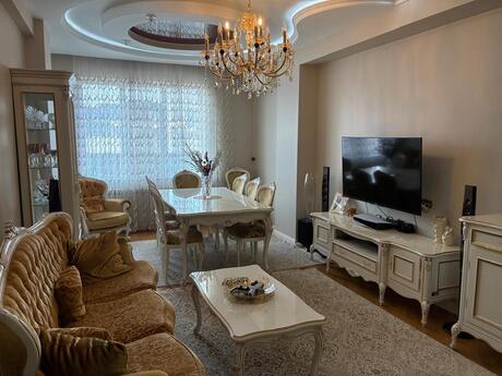 3 otaqlı yeni tikili - Şah İsmayıl Xətai m. - 113 m²