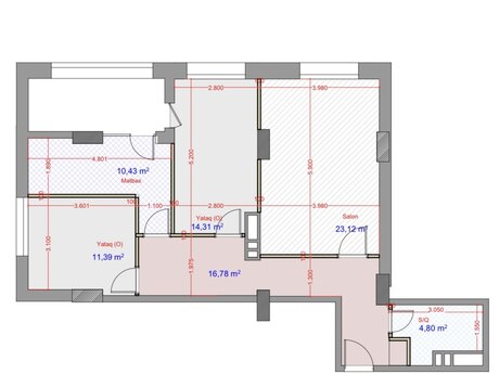 3 otaqlı mənzil, 107 m², Pilot Həyat Residence: 357 000 ₼ 5