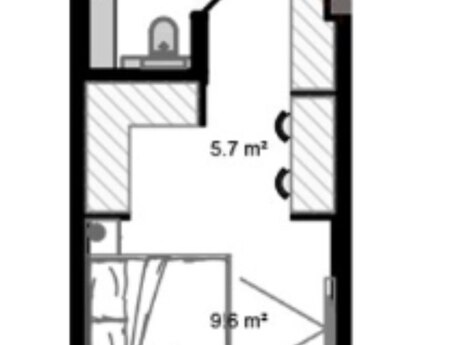 1-room apartment, 38,9 m², Park Lane: 110 000 ₼ 3