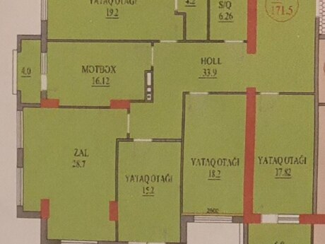 4-room apartment, 172 m², Nəriman Nərimanov: 488 000 ₼ 3