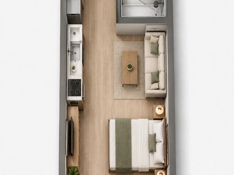 1 otaqlı mənzil, 35 m², Sea Breeze: 166 000 ₼ 5
