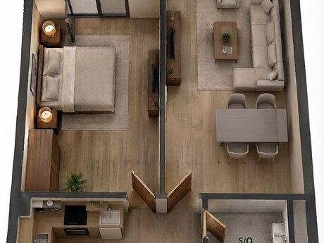 2-room apartment, 70 m², Nəriman Nərimanov: 215 000 ₼ 2