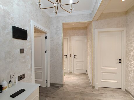3 rooms · 77 m² · floor 4/9, Həzi Aslanov