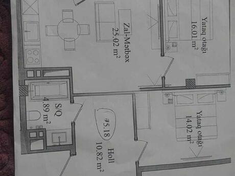 3 otaqlı mənzil, 75 m², 20 Yanvar: 240 000 ₼ 3