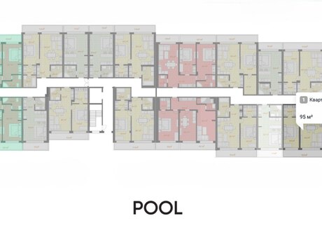 2-room apartment, 95 m², Sea Breeze: 226 000 ₼ 4