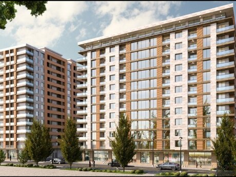 1 rooms · 45,5 m² · floor 6/13, Azadlıq Prospekti